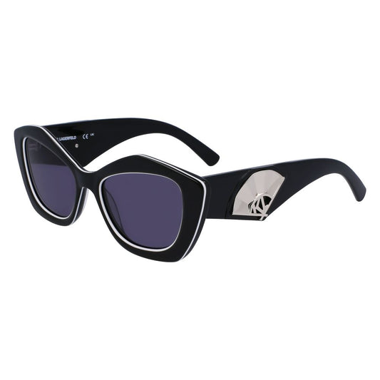Karl Lagerfeld Black Acetate Sunglasses