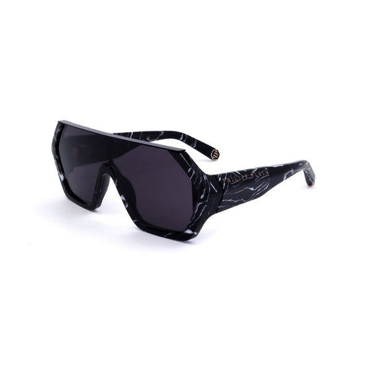 Philipp Plein Gray Acetate Sunglasses