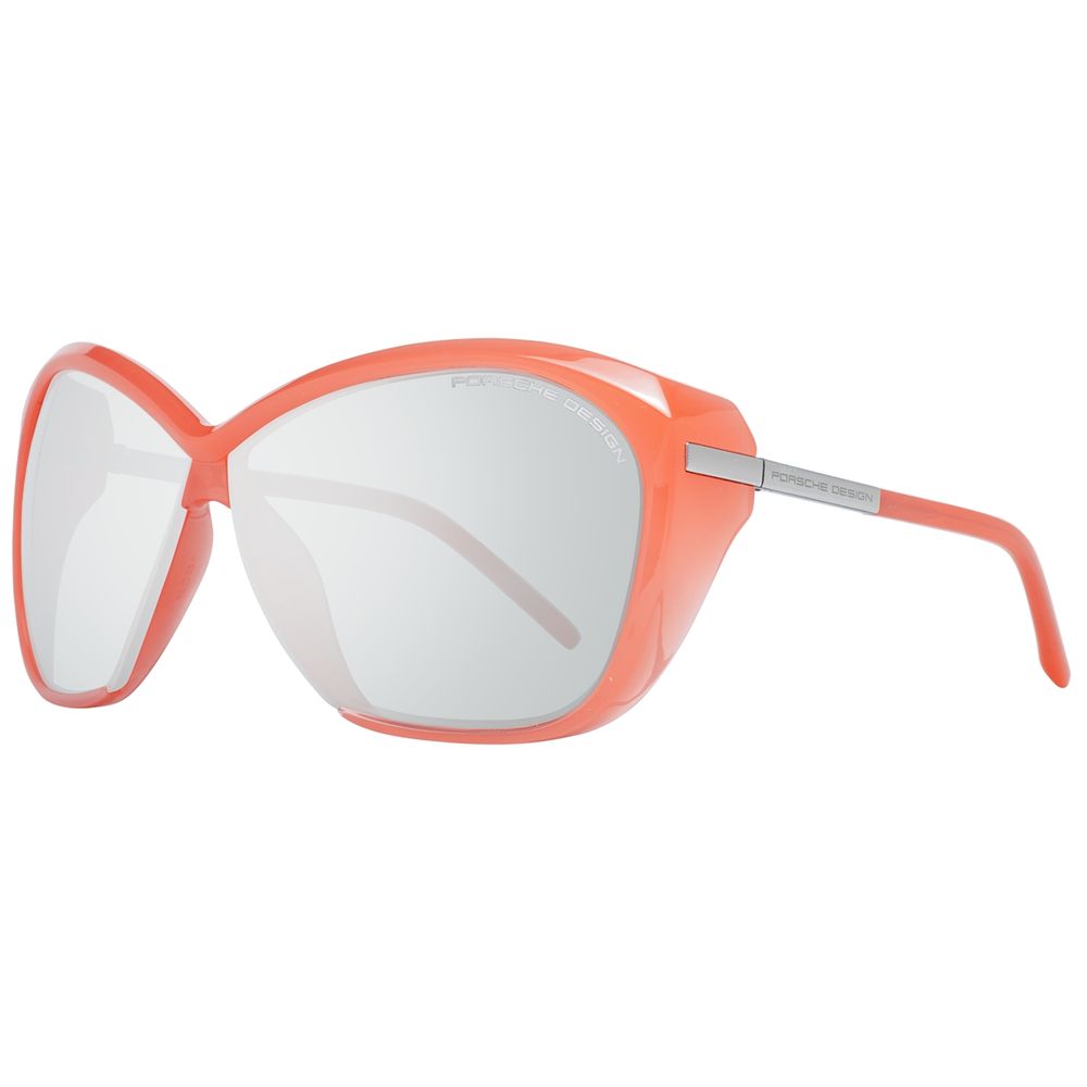 Porsche Design P860366A Orange Women's Sunglasses with Polarized Lens
