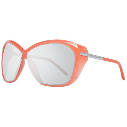Porsche Design P860366A Orange Women's Sunglasses with Polarized Lens