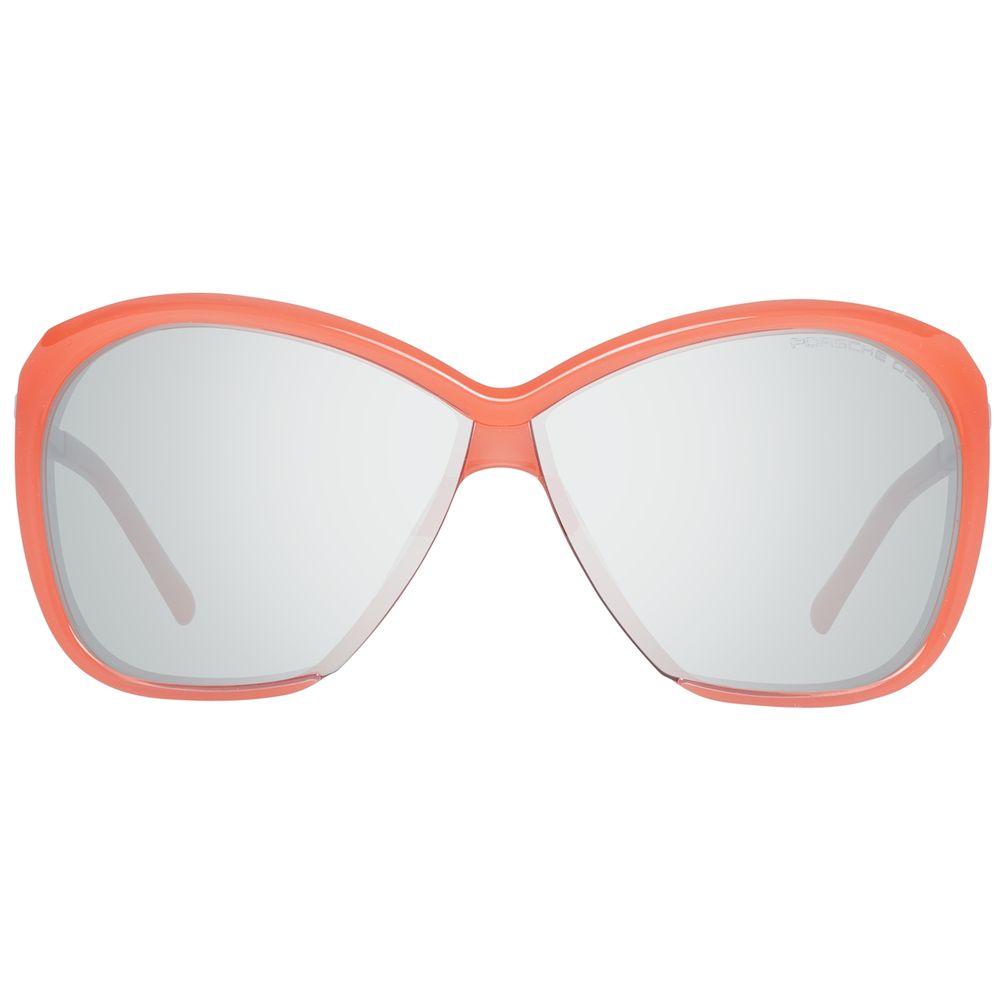 Porsche Design P860366A Orange Women's Sunglasses with Polarized Lens