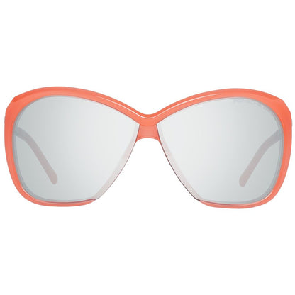 Porsche Design P860366A Orange Women's Sunglasses with Polarized Lens