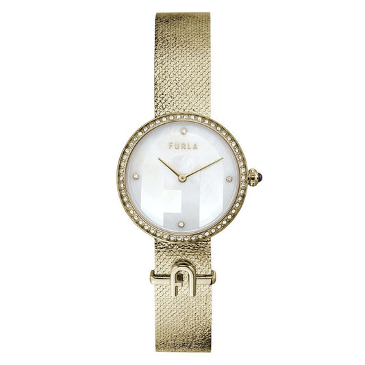 Furla Gold Stainless Steel Dress Watch