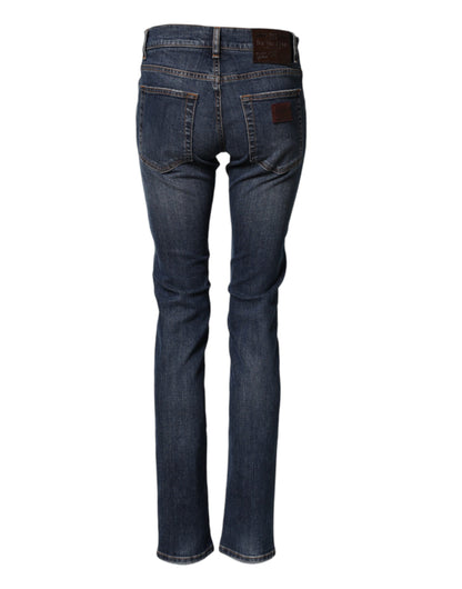 Dolce & Gabbana Men's Skinny Regular Fit Stretch Denim Cotton Jeans - Blue