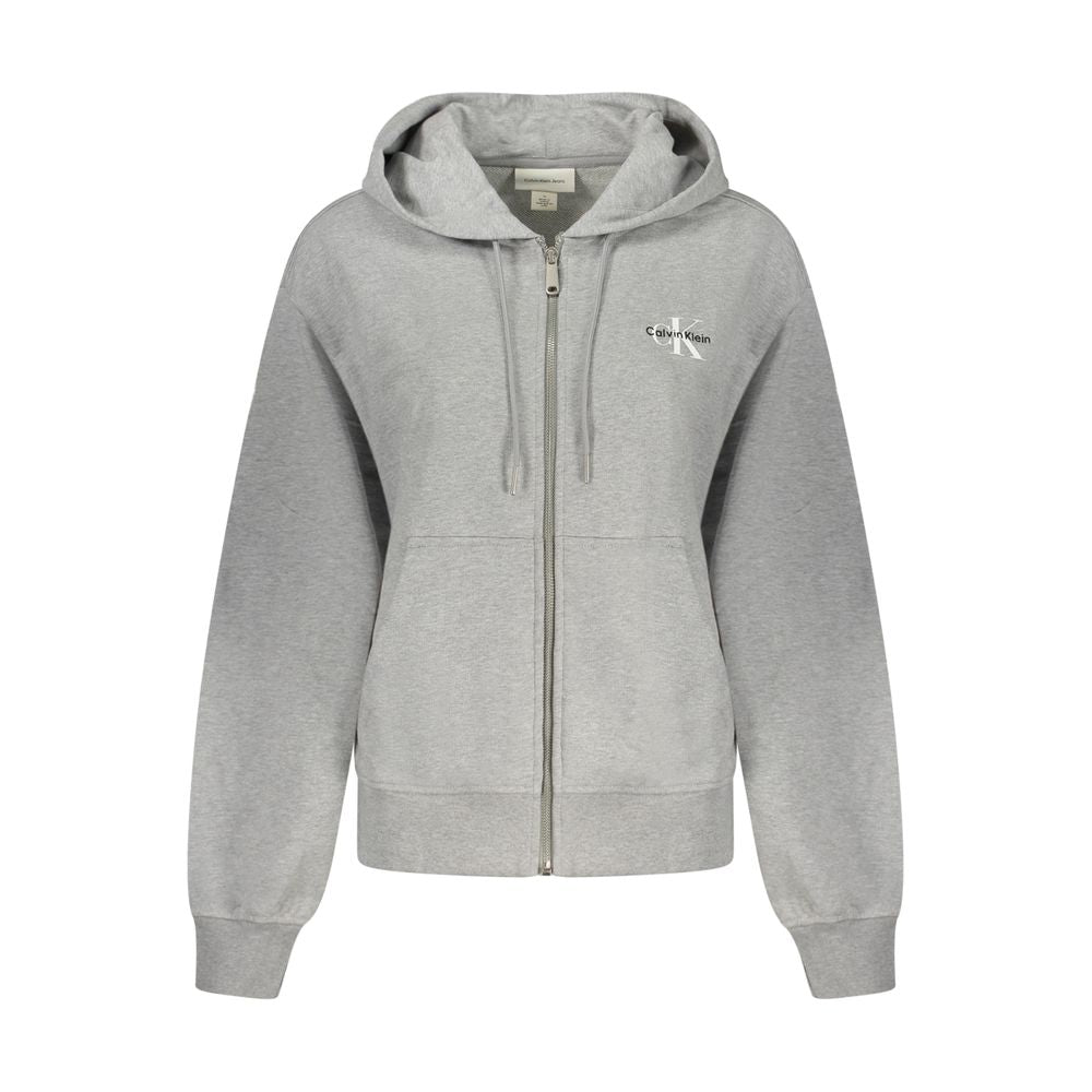 Calvin Klein Gray Cotton Sweatshirt