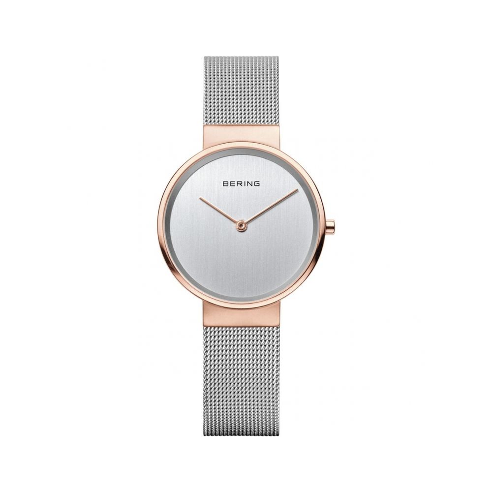BERING Silver Stainless Steel Dress Watch
