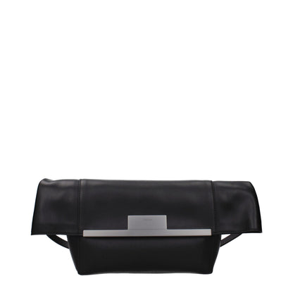 Max Mara Black Leather Shoulder Bag