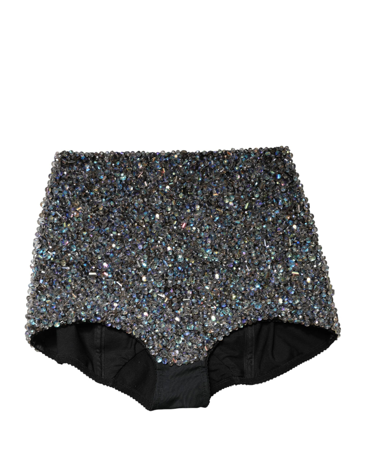 Dolce & Gabbana Women's High Rise Silk & Polyester Short Trousers - Multicolor