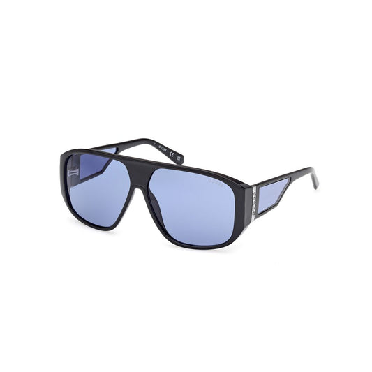 Guess GU001356101V Black Unisex Sunglasses with Polarized Lens