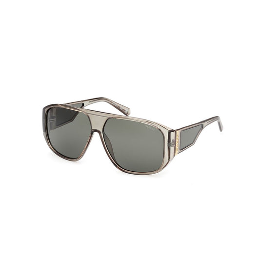Guess GU001356193N Green Unisex Sunglasses with Polarized Lens