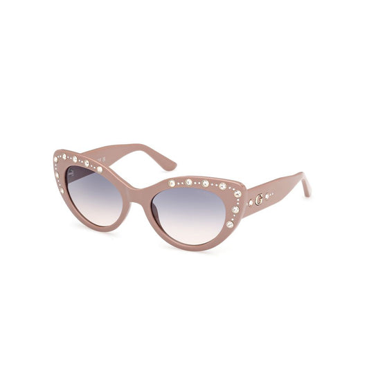Guess GU001635457W Beige Women's Sunglasses with Polarized Lens