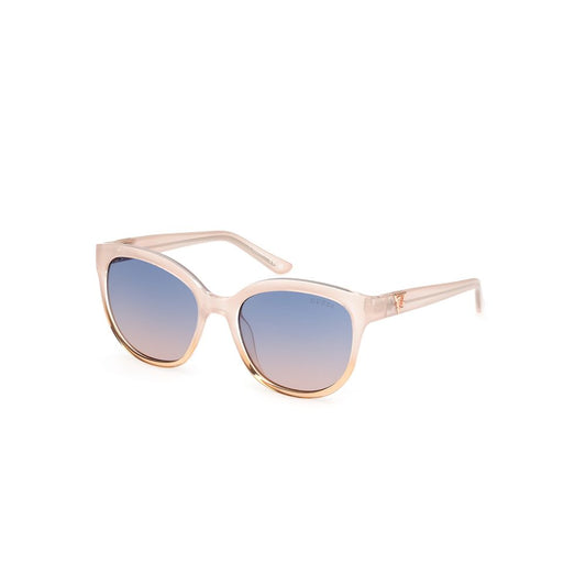 Guess GU78775657B Beige Women's Sunglasses with Polarized Lens