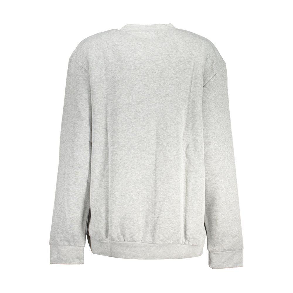 Cavalli Class Gray Cotton Sweatshirt