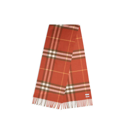 Burberry Red Cashmere Scarf