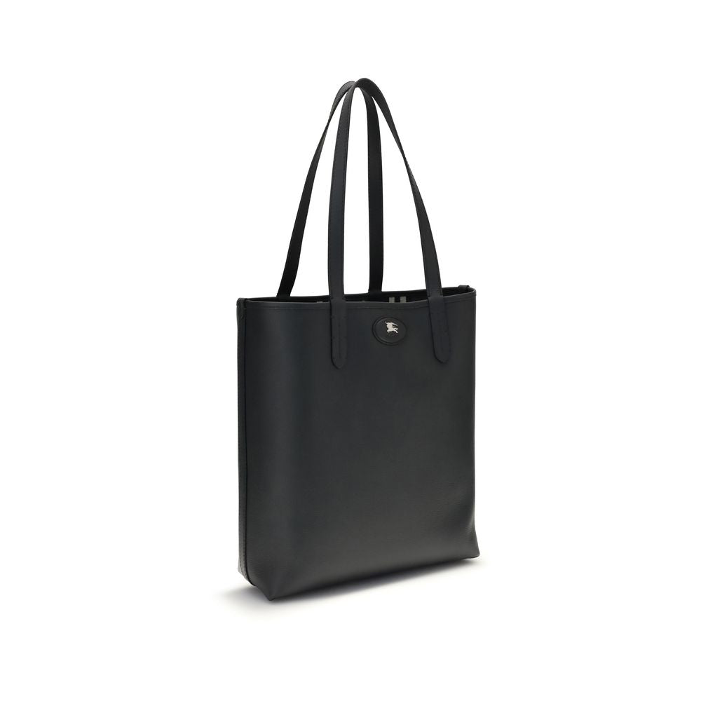 Burberry Black Calf Leather Bos Taurus Shoulder Bag