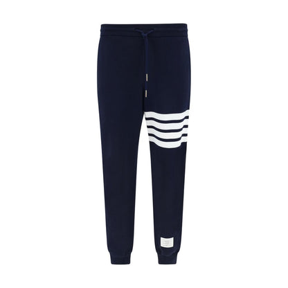 Thom Browne Blue Cotton Joggers (Workout Pants)
