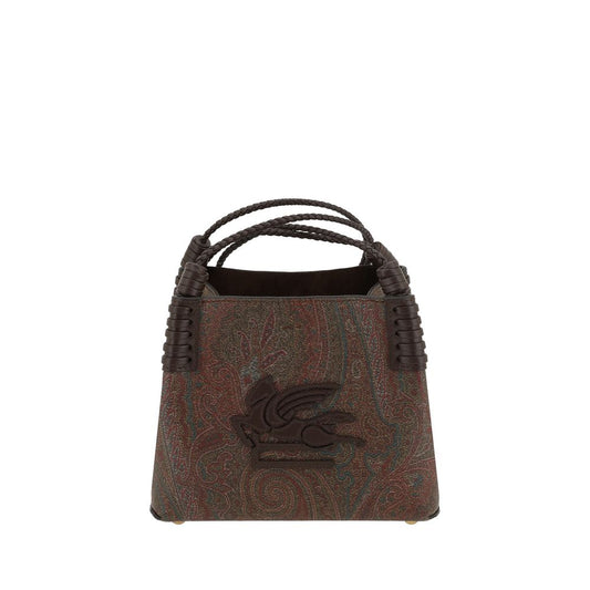 Etro Brown Fabric Handbag