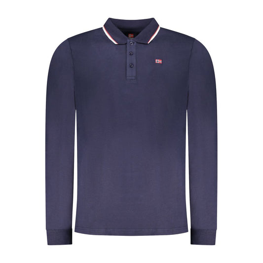 Norway 1963 Blue Cotton Men Polo Shirt