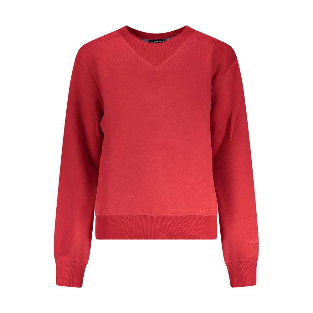 Sweatshirt by North Sails for women in cotton polyester gray, red & print features an provocated silhouette, detailed with a provocated and a refined for a sophisticated aesthetic.
