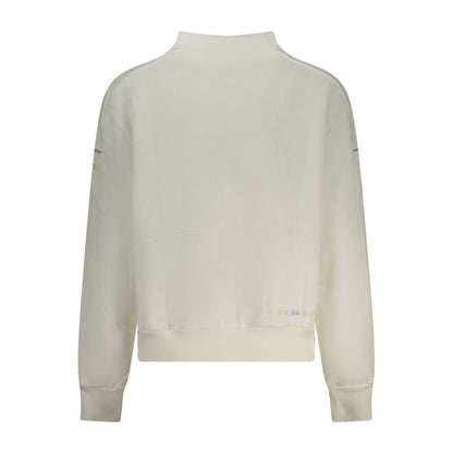 Sweatshirt by North Sails for women in stretch polyester cotton white presents a smart casual silhouette, featuring a smart casual and for a sophisticated look.