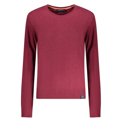Sweatshirt by North Sails for women in wool red showcases a slouchy chic silhouette, artfully detailed with a slouchy chic crew neckline and for a slouchy chic finish.