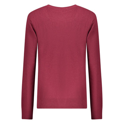 Sweatshirt by North Sails for women in wool red features an provocated silhouette, detailed with a provocated and a refined for a sophisticated aesthetic.