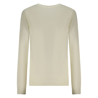 North Sails White Wool Sweater