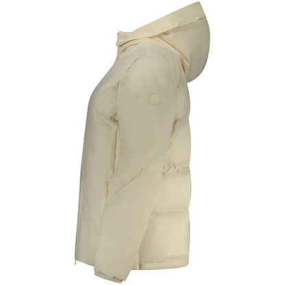 Overcoat by North Sails for women in cotton polyester white features a cosy chic silhouette, artfully detailed with a sophisticated and premium for a cosy chic finish.