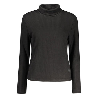 Hooded Hoodie by North Sails for women in polyester & viscose black & brown features a slouchy chic silhouette, detailed with a slouchy chic long-sleeve and a signature hooded neckline for an elevated aesthetic.