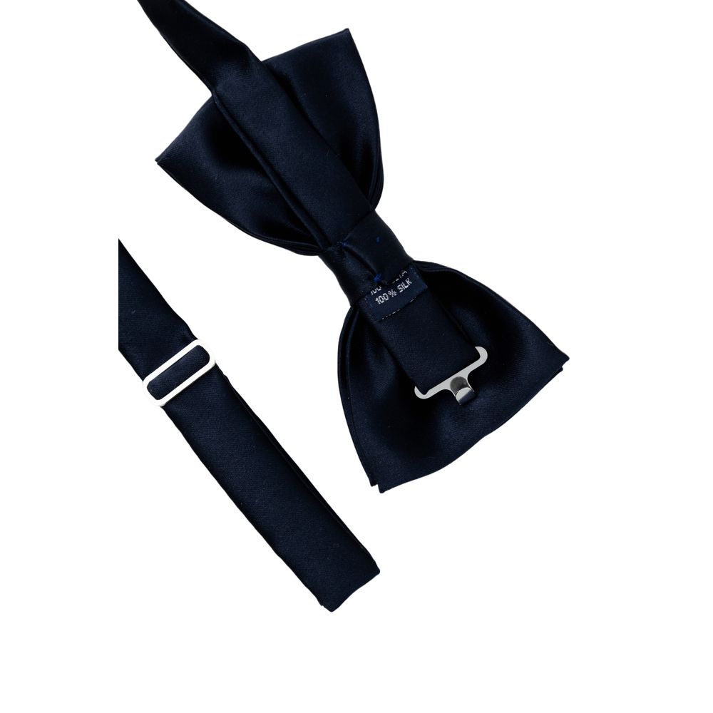Punto Sella Cravatte Blue Silk Bowtie