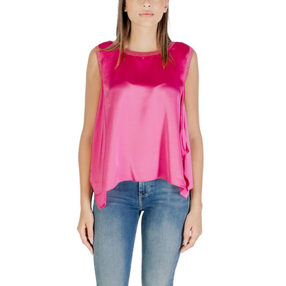 Hanny Deep Multicolor Polyester Tank Tops