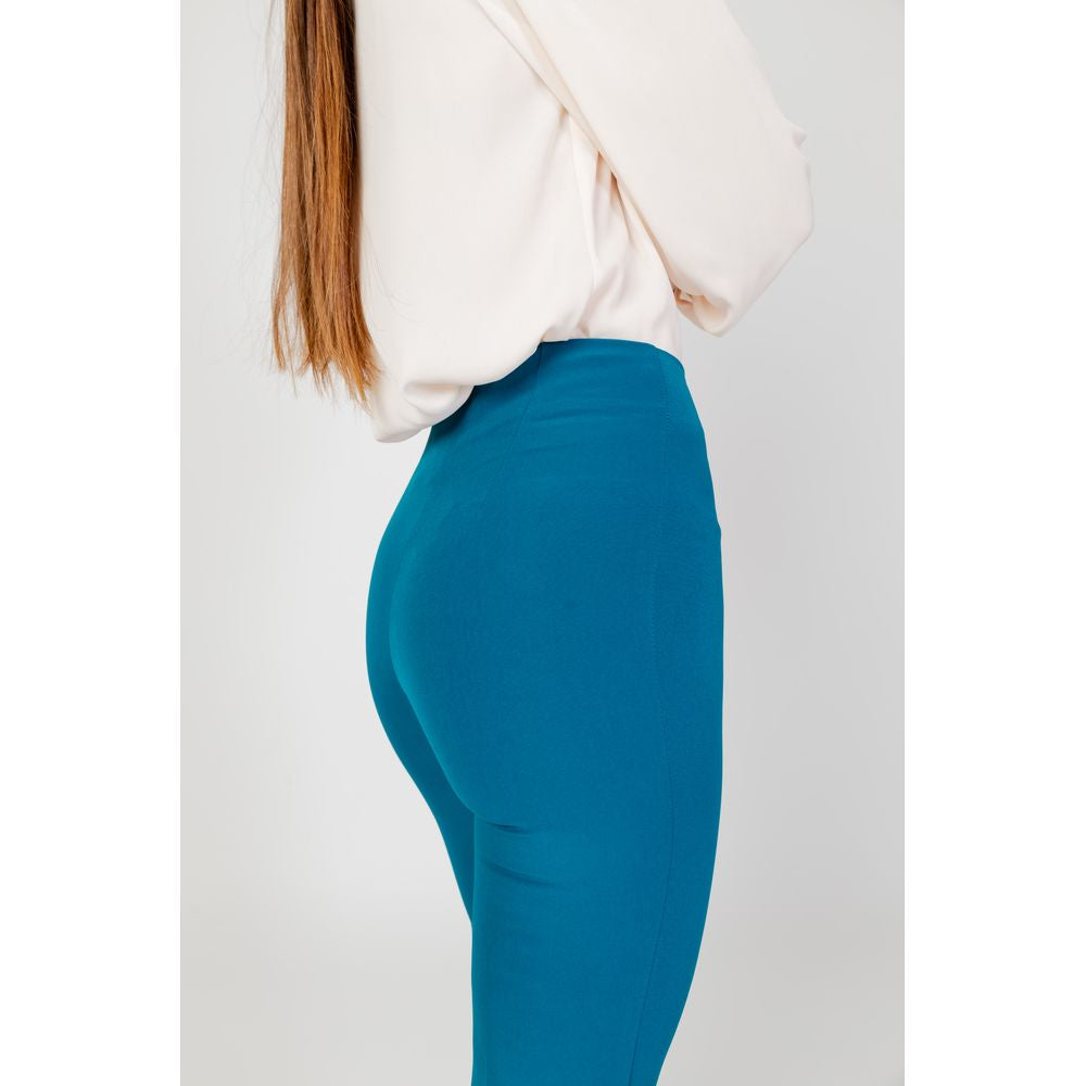 Hanny Deep Black Polyester Pants