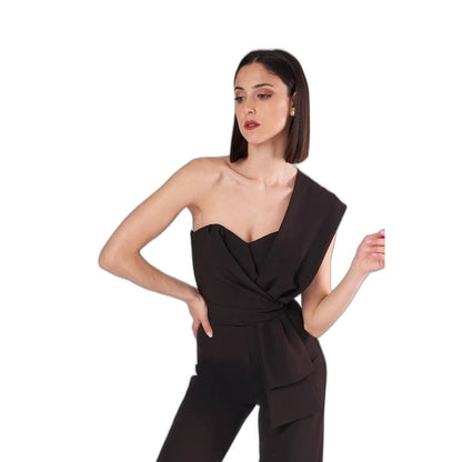 One-Piece by Silence for women in polyester black showcases an fashionable silhouette, artfully incorporating a and for a truly fashionable and refined finish.
