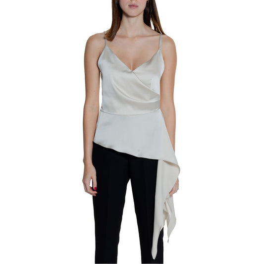 Silence Cream Polyester Top
