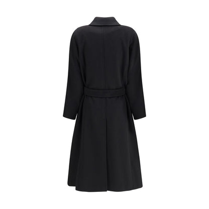 Max Mara Black Camel Hair  Coat