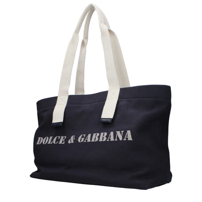 Dolce & Gabbana Blue Fabric Shoulder Bag