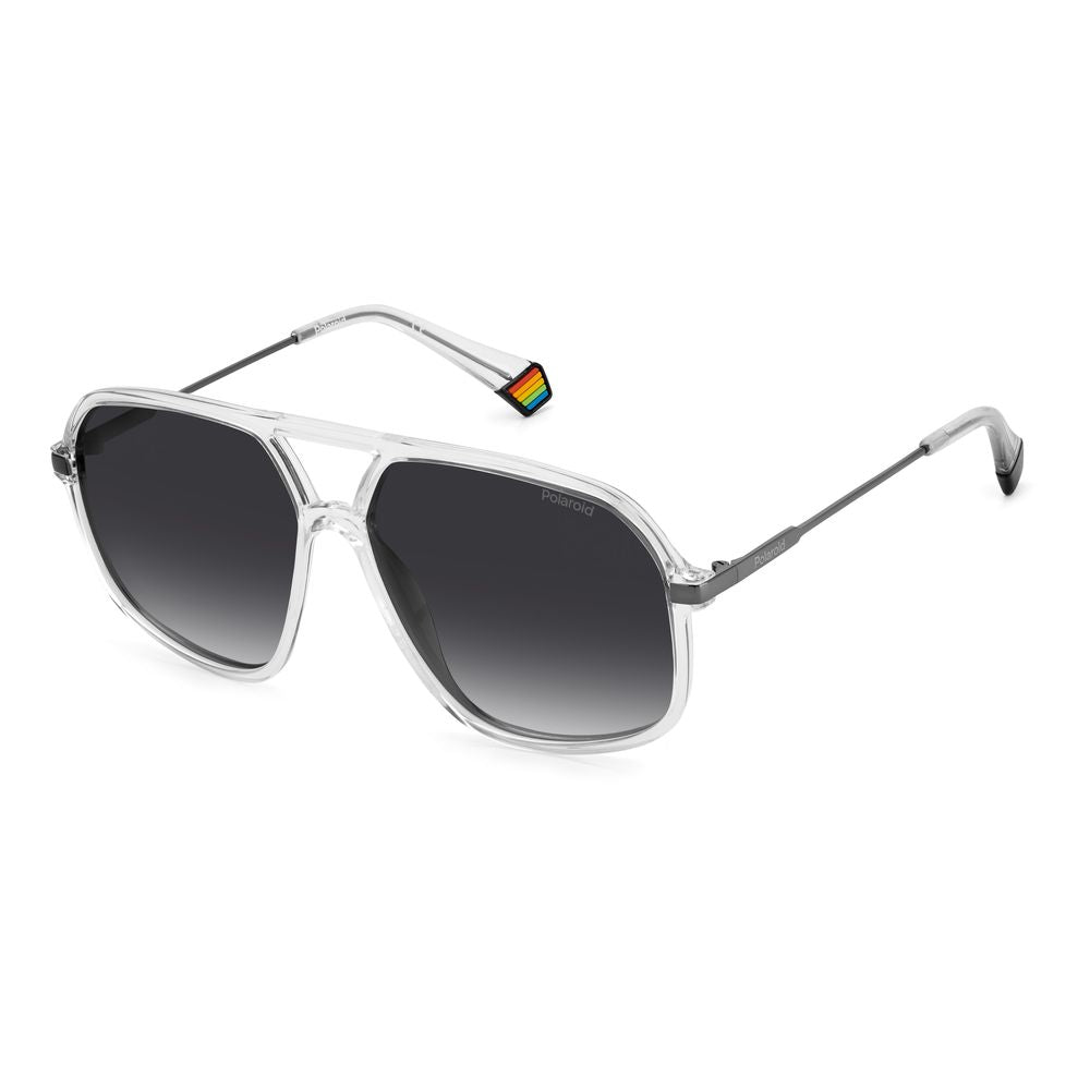 Polaroid PLD6182S900WJ Transparent Unisex Sunglasses with Polarized Lens