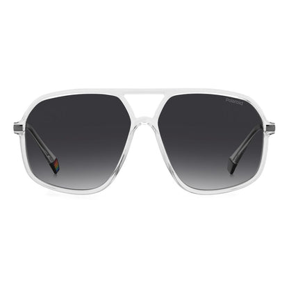 Polaroid PLD6182S900WJ Transparent Unisex Sunglasses with Polarized Lens