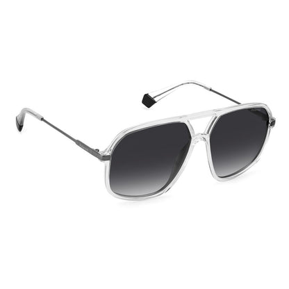 Polaroid PLD6182S900WJ Transparent Unisex Sunglasses with Polarized Lens