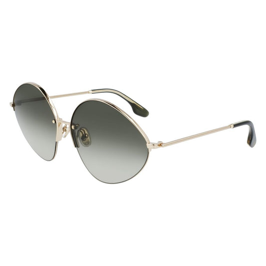 Victoria Beckham VB220S713 Gold Women's Sunglasses with Gradient Polarized Lens