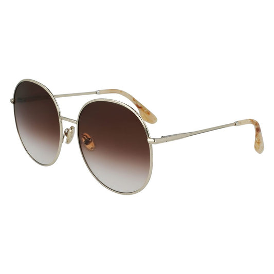 Victoria Beckham VB224S702 Gold Women's Sunglasses with Gradient Polarized Lens