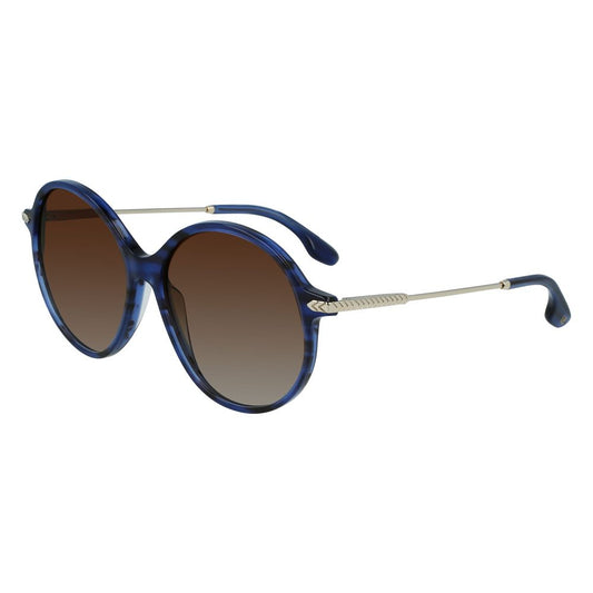 Victoria Beckham VB632S419 Blue Women's Sunglasses with Gradient Polarized Lens