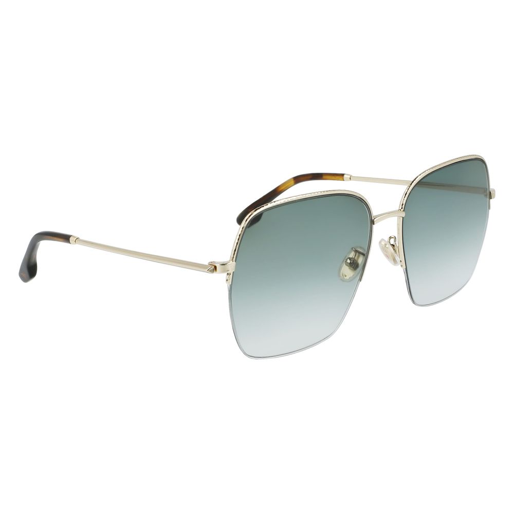 Victoria Beckham VB214SA700 Gold Women's Sunglasses with Polarized Lens