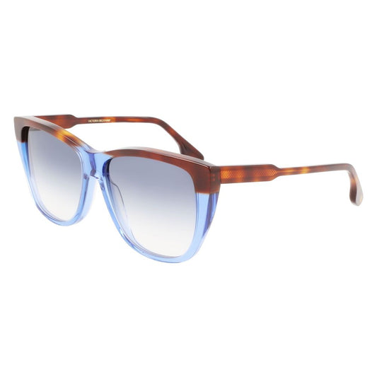 Victoria Beckham VB639S418 Blue Women's Sunglasses with Polarized Lens