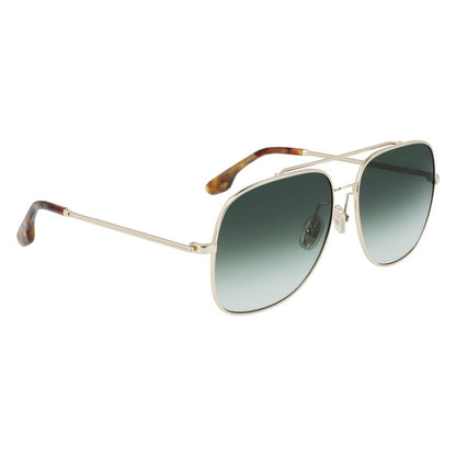 Victoria Beckham VB215S700 Gold Women's Sunglasses with Polarized Lens