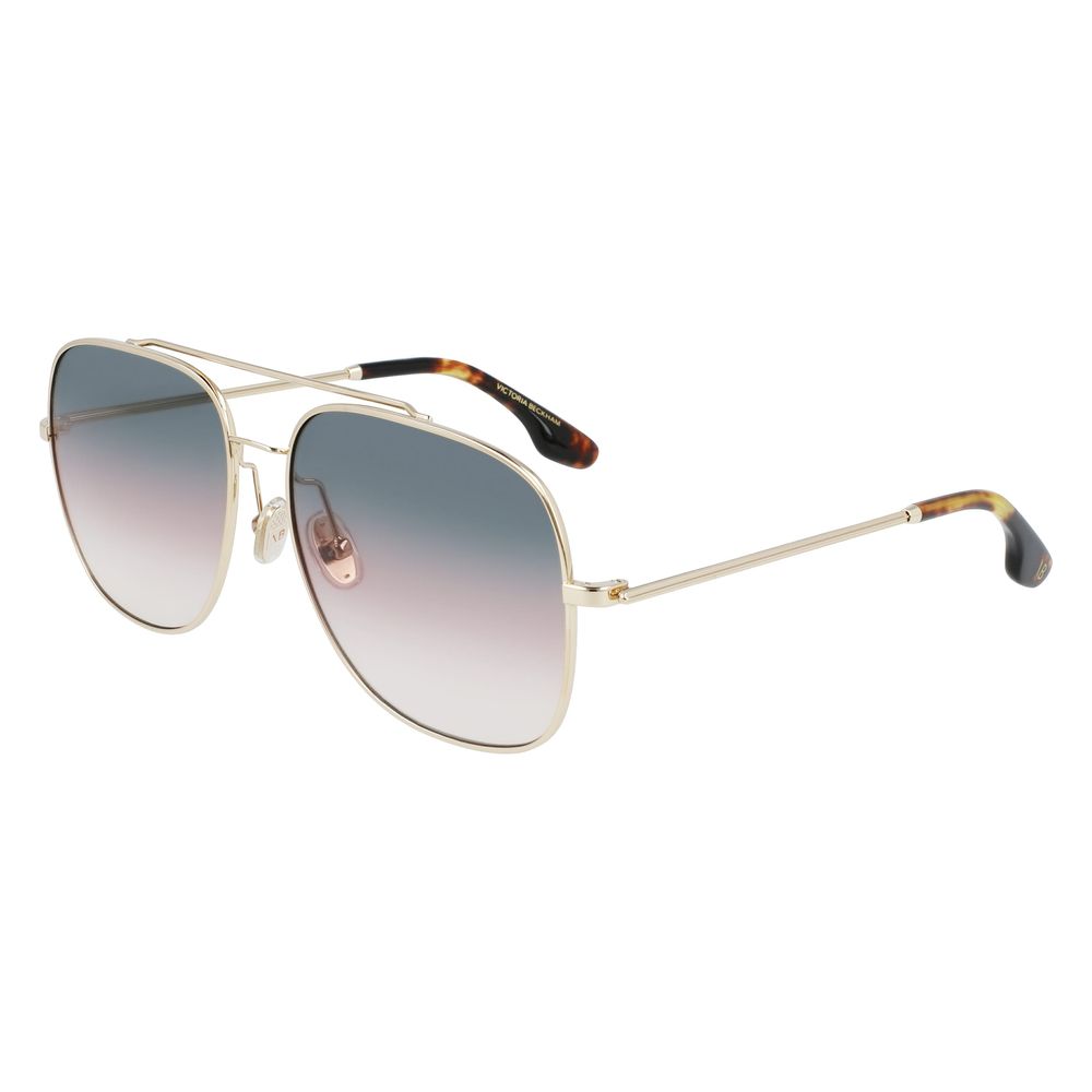 Victoria Beckham VB215S756 Gold Women's Sunglasses with Polarized Lens