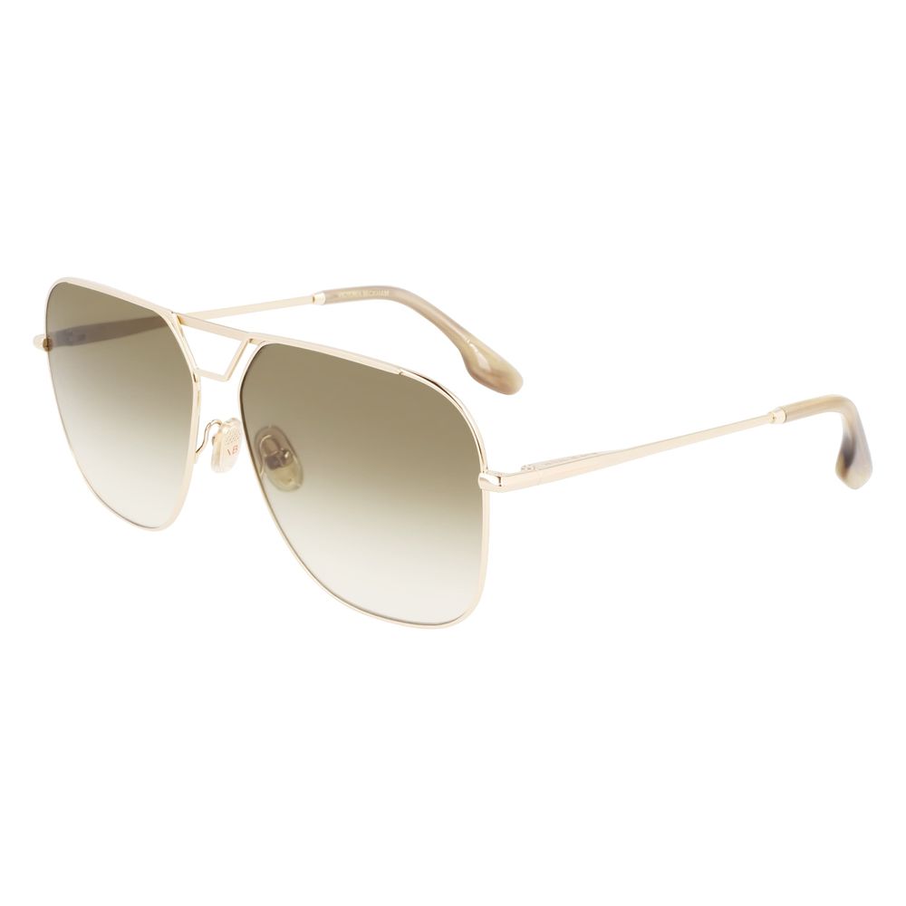 Victoria Beckham VB217S700 Gold Women's Sunglasses with Polarized Lens