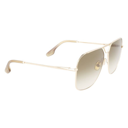 Victoria Beckham VB217S700 Gold Women's Sunglasses with Polarized Lens