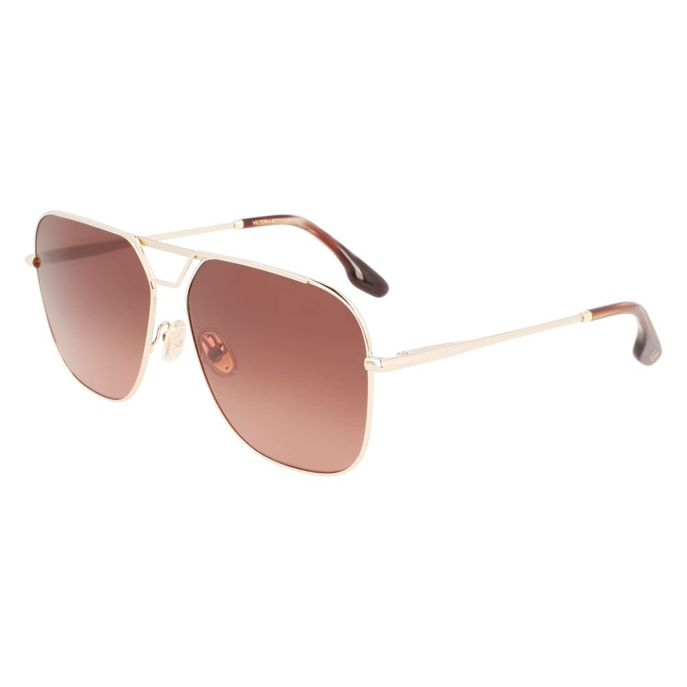 Victoria Beckham VB217S714 Gold Women's Sunglasses with Polarized Lens