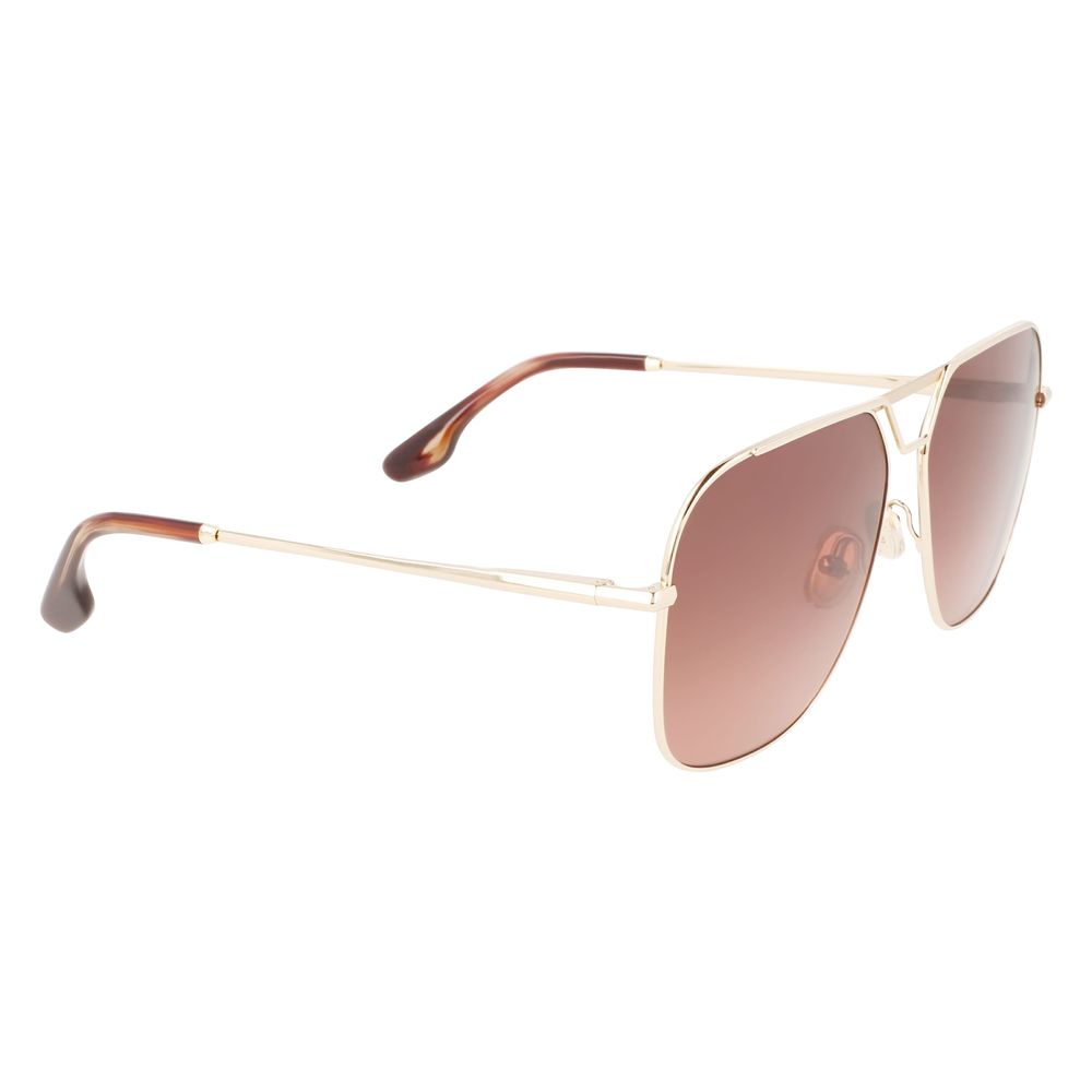 Victoria Beckham VB217S714 Gold Women's Sunglasses with Polarized Lens